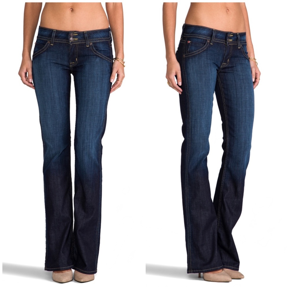 Hudson Signature Flap Pocket Bootcut Jeans 👖